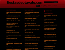Tablet Screenshot of fiestasdeotavalo.com